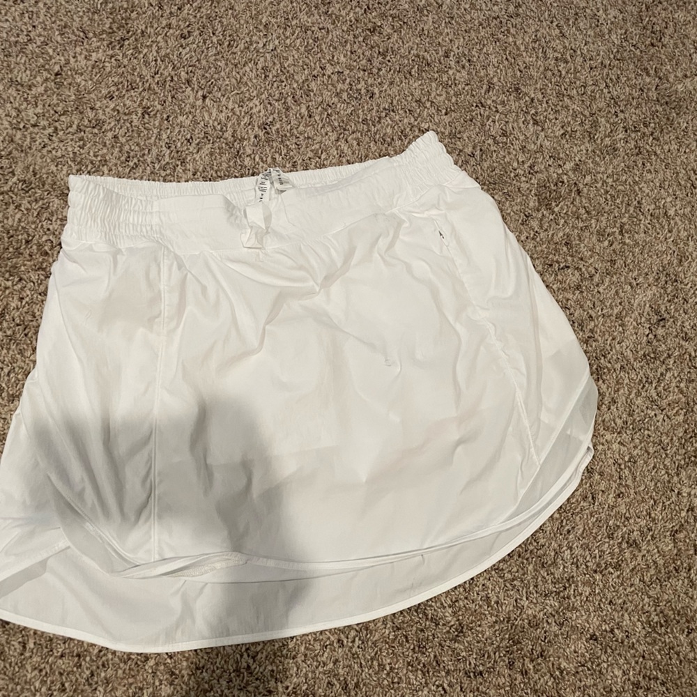 Lululemon Athletica White Tennis Sports Skirt/Skort